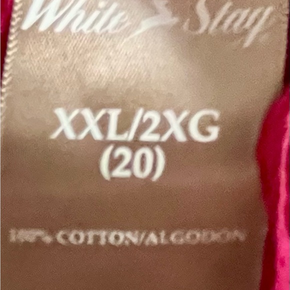 🌺 Fuchsia Flowy Tiered Maxi Skirt – 2X – White Stag • Boho • Cotton - Picture 4 of 4